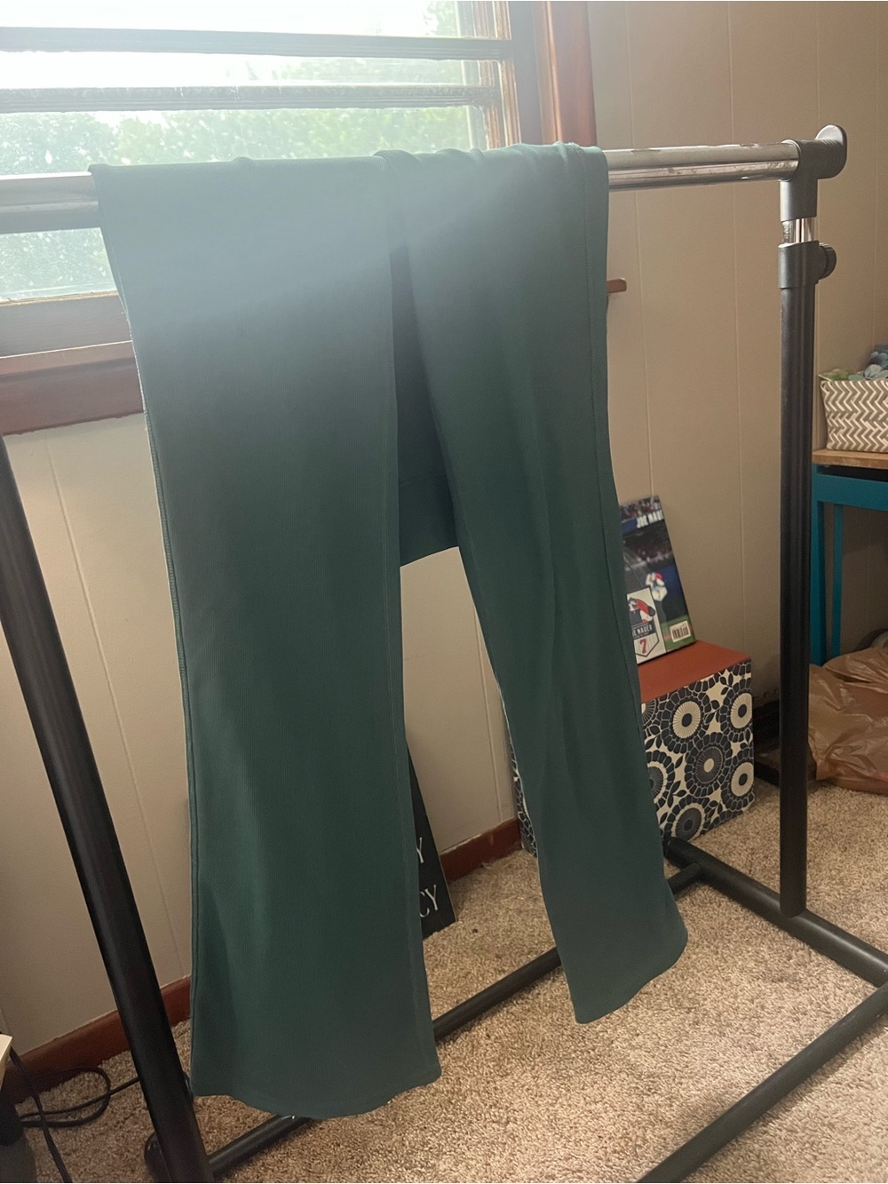 Women's Wide-Leg Pants in Deep Teal